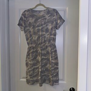 Camouflage Old Navy Sinched Dress